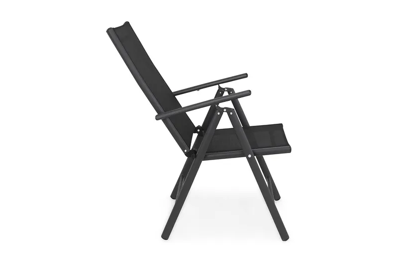 Säätötuoli Maggie - Musta - Puutarhakalusteet - Puutarhatuoli - Säätötuoli