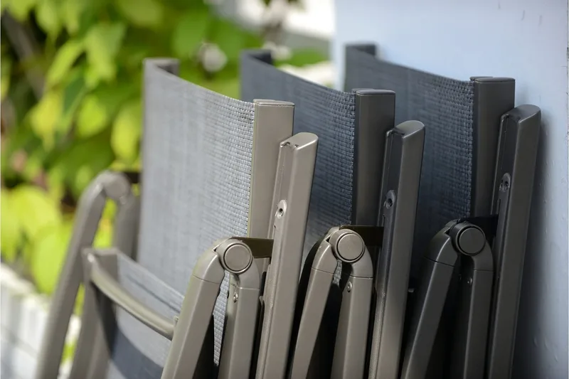 Säätötuoli Solana - Harmaa - Puutarhakalusteet - Puutarhatuoli - Säätötuoli