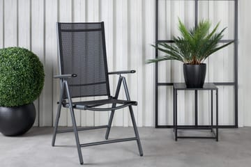 Säätötuoli Venture Home Black/Grey - Puutarhakalusteet - Puutarhatuoli - Säätötuoli