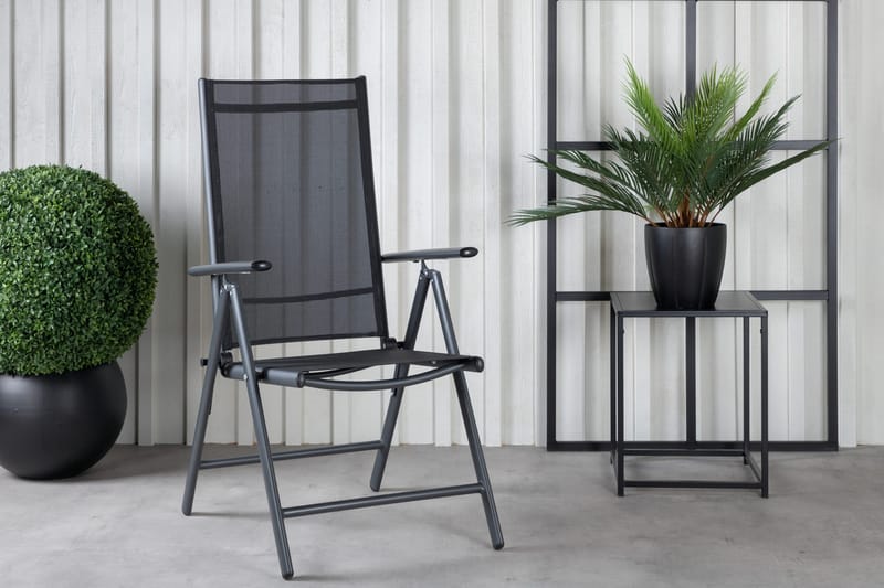 Säätötuoli Venture Home Black/Grey - Puutarhakalusteet - Puutarhatuoli - Säätötuoli
