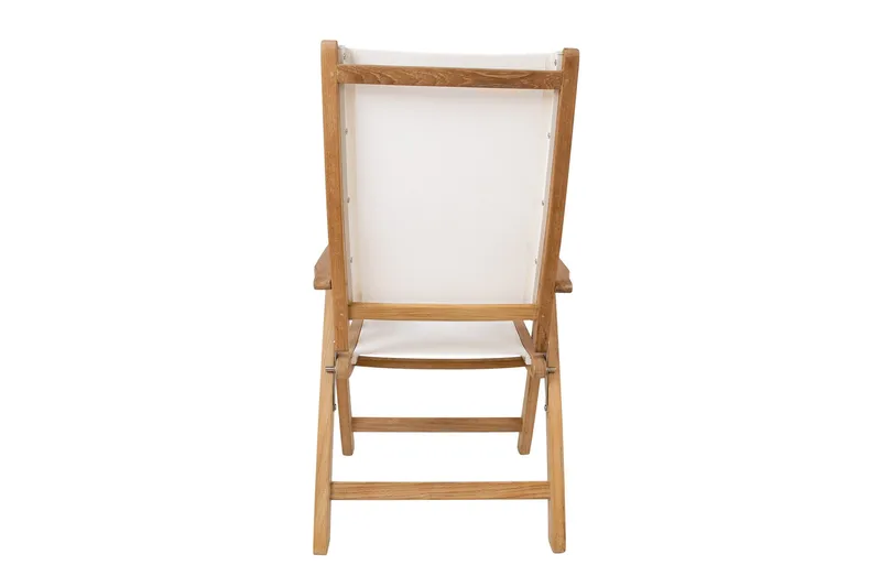 Tuoli Bali Valkoinen - Puutarhakalusteet - Puutarhatuoli - Säätötuoli