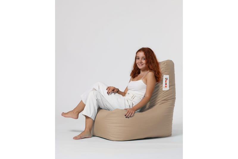 Säkkituoli Dimants 60 cm Ulkokäyttöön - Beige - Puutarhakalusteet - Puutarhatuoli - Säkkituoli ulos