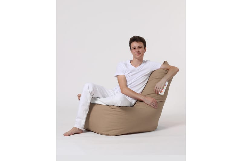 Säkkituoli Dimants 60 cm Ulkokäyttöön - Beige - Puutarhakalusteet - Puutarhatuoli - Säkkituoli ulos
