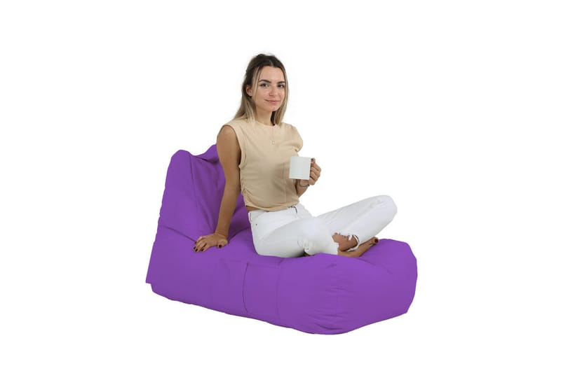 Säkkituoli Hina 65 cm Ulkokäyttöön - Liila - Puutarhakalusteet - Puutarhatuoli - Säkkituoli ulos