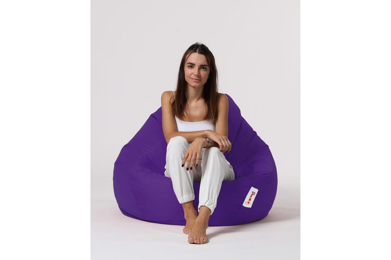 Säkkituoli Hunny 115 cm Ulkokäyttöön - Liila - Puutarhakalusteet - Puutarhatuoli - Säkkituoli ulos