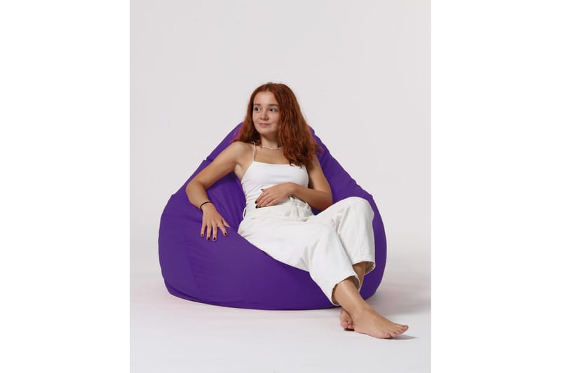 Säkkituoli Hunny 115 cm Ulkokäyttöön - Liila - Puutarhakalusteet - Puutarhatuoli - Säkkituoli ulos