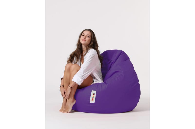 Säkkituoli Hunny 115 cm Ulkokäyttöön - Liila - Puutarhakalusteet - Puutarhatuoli - Säkkituoli ulos