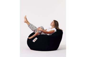 Säkkituoli Hunny 115 cm Ulkokäyttöön - Musta - Puutarhakalusteet - Puutarhatuoli - Säkkituoli ulos