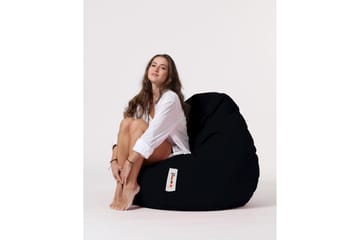 Säkkituoli Hunny 115 cm Ulkokäyttöön - Musta - Puutarhakalusteet - Puutarhatuoli - Säkkituoli ulos