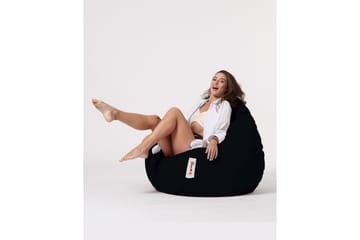 Säkkituoli Hunny 115 cm Ulkokäyttöön - Musta - Puutarhakalusteet - Puutarhatuoli - Säkkituoli ulos