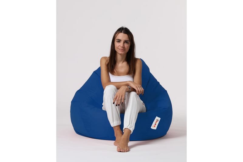 Säkkituoli Hunny 115 cm Ulkokäyttöön - Sininen - Puutarhakalusteet - Puutarhatuoli - Säkkituoli ulos