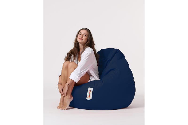 Säkkituoli Hunny 115 cm Ulkokäyttöön - Tummansininen - Puutarhakalusteet - Puutarhatuoli - Säkkituoli ulos