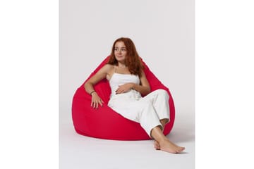 Säkkituoli Hunny 115 cm Ulkokäyttöön - Punainen - Puutarhakalusteet - Puutarhatuoli - Säkkituoli ulos