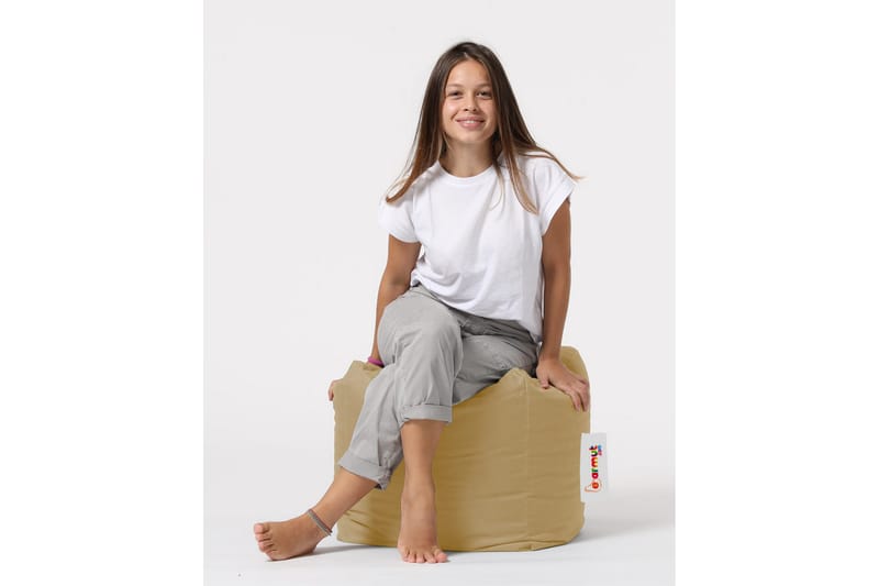 Säkkituoli Salani 45 cm Ulkokäyttöön - Beige - Puutarhakalusteet - Puutarhatuoli - Säkkituoli ulos