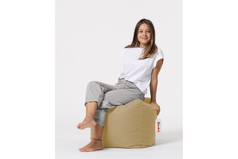 Säkkituoli Salani 45 cm Ulkokäyttöön - Beige - Puutarhakalusteet - Puutarhatuoli - Säkkituoli ulos