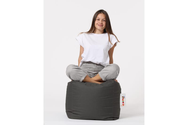 Säkkituoli Salani 45 cm Ulkokäyttöön - Harmaa - Puutarhakalusteet - Puutarhatuoli - Säkkituoli ulos