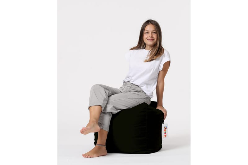 Säkkituoli Salani 45 cm Ulkokäyttöön - Musta - Puutarhakalusteet - Puutarhatuoli - Säkkituoli ulos