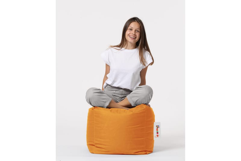 Säkkituoli Salani 45 cm Ulkokäyttöön - Oranssi - Puutarhakalusteet - Puutarhatuoli - Säkkituoli ulos