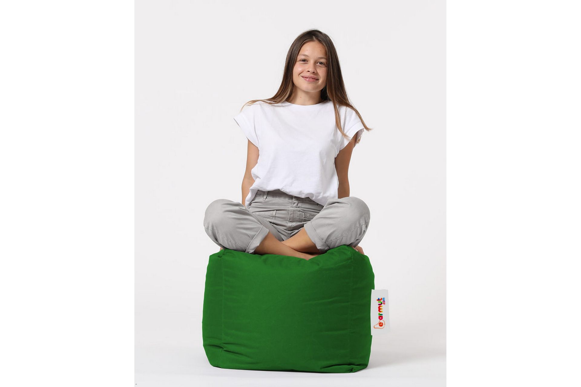 Säkkituoli Salani 45 cm Ulkokäyttöön - Vihreä - Puutarhakalusteet - Puutarhatuoli - Säkkituoli ulos