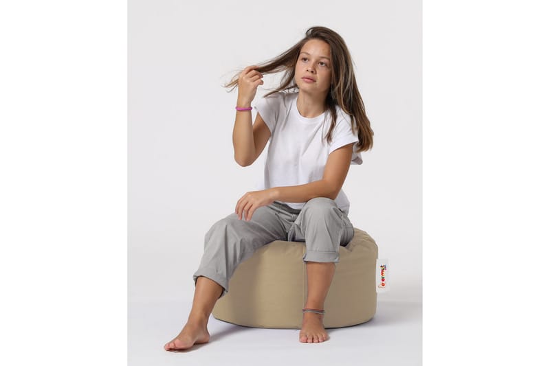 Säkkituoli Salima 55 cm Ulkokäyttöön - Beige - Puutarhakalusteet - Puutarhatuoli - Säkkituoli ulos