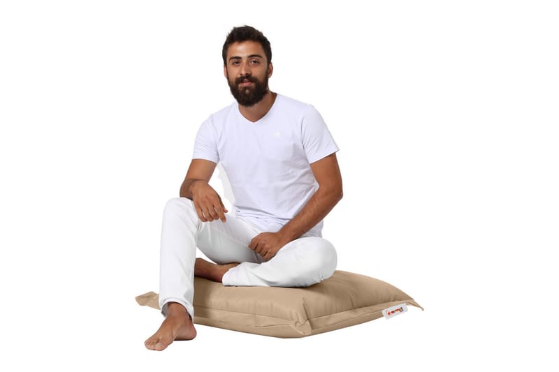 Säkkituoli Salinder 70 cm Ulkokäyttöön - Beige - Puutarhakalusteet - Puutarhatuoli - Säkkituoli ulos