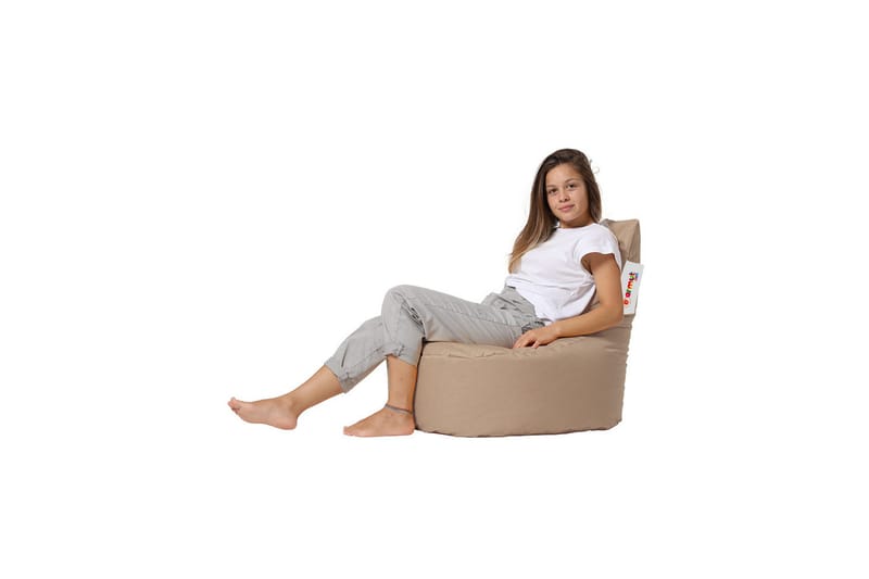 Säkkituoli Taran 70 cm Ulkokäyttöön - Beige - Puutarhakalusteet - Puutarhatuoli - Säkkituoli ulos