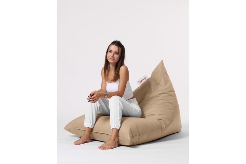 Säkkituoli Toya 90 cm Ulkokäyttöön - Beige - Puutarhakalusteet - Puutarhatuoli - Säkkituoli ulos