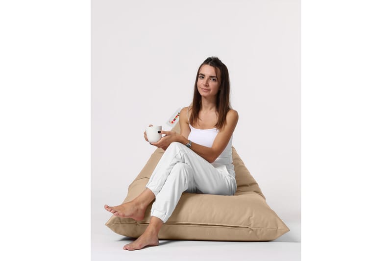 Säkkituoli Toya 90 cm Ulkokäyttöön - Beige - Puutarhakalusteet - Puutarhatuoli - Säkkituoli ulos
