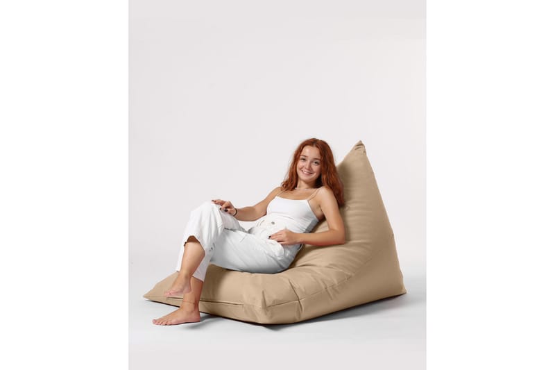 Säkkituoli Toya 90 cm Ulkokäyttöön - Beige - Puutarhakalusteet - Puutarhatuoli - Säkkituoli ulos