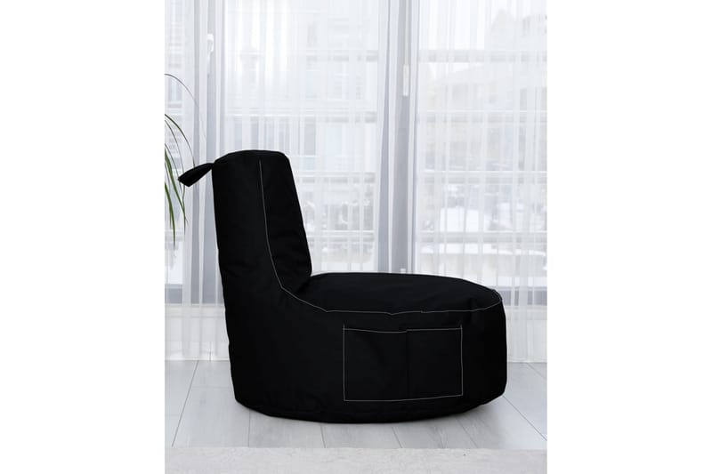 Säkkituoli Vikki 70 cm Ulkokäyttöön - Musta - Puutarhakalusteet - Puutarhatuoli - Säkkituoli ulos