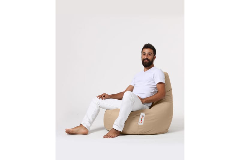 Säkkituoli Vinna 80 cm Ulkokäyttöön - Beige - Puutarhakalusteet - Puutarhatuoli - Säkkituoli ulos
