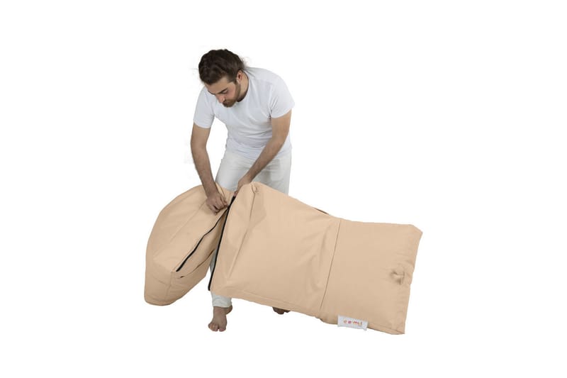 Säkkituoli Petone 55 cm Ulkokäyttöön - Beige - Säkkituoli ulos