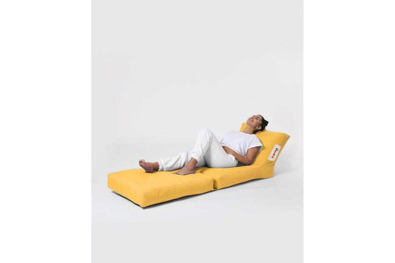 Säkkituoli Petone 55 cm Ulkokäyttöön - Keltainen - Puutarhakalusteet - Puutarhatuoli - Säkkituoli ulos