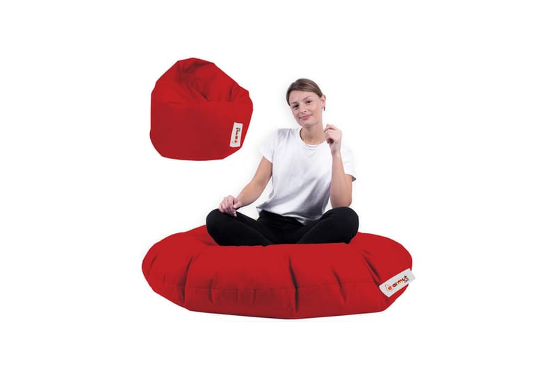 Ulkokäyttöön tarkoitetut säkkituolit Tasmina säkkituoli ulkokäyttöön 65 cm Röd - Puutarhakalusteet - Puutarhatuoli - Säkkituoli ulos