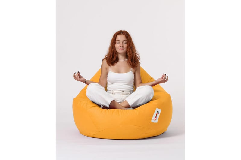 Ulkosäkkituolit Hunny säkkituoli ulkokäyttöön 115 cm Gul - Puutarhakalusteet - Puutarhatuoli - Säkkituoli ulos