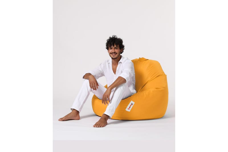 Ulkosäkkituolit Hunny säkkituoli ulkokäyttöön 115 cm Gul - Puutarhakalusteet - Puutarhatuoli - Säkkituoli ulos