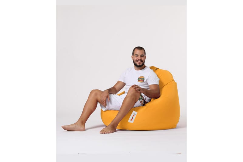 Ulkosäkkituolit Hunny säkkituoli ulkokäyttöön 115 cm Gul - Puutarhakalusteet - Puutarhatuoli - Säkkituoli ulos