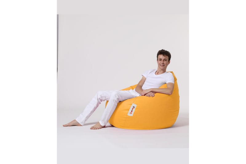 Ulkosäkkituolit Hunny säkkituoli ulkokäyttöön 115 cm Gul - Puutarhakalusteet - Puutarhatuoli - Säkkituoli ulos