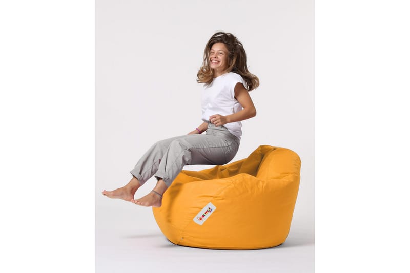 Ulkosäkkituolit Hunny säkkituoli ulkokäyttöön 115 cm Gul - Puutarhakalusteet - Puutarhatuoli - Säkkituoli ulos