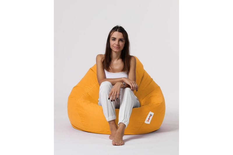 Ulkosäkkituolit Hunny säkkituoli ulkokäyttöön 115 cm Gul - Puutarhakalusteet - Puutarhatuoli - Säkkituoli ulos