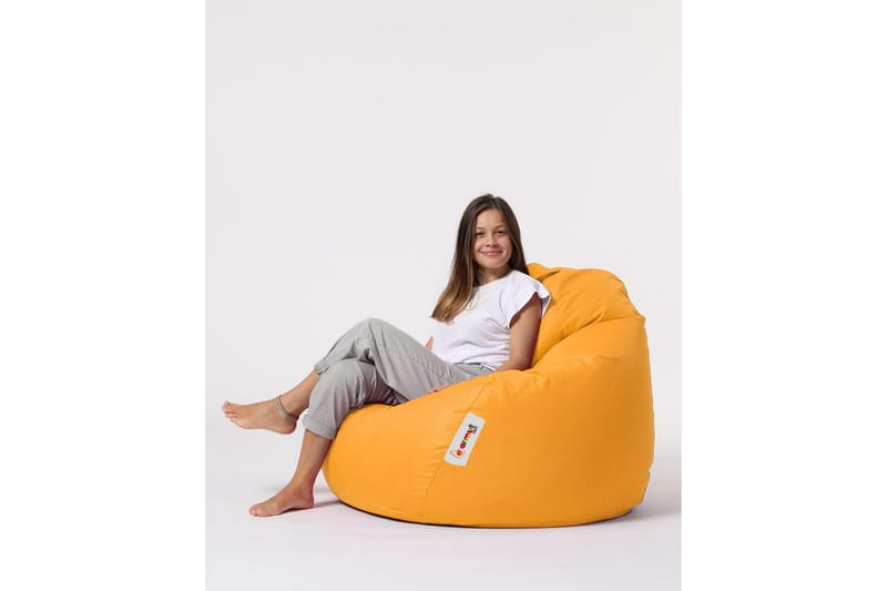 Ulkosäkkituolit Hunny säkkituoli ulkokäyttöön 115 cm Gul - Puutarhakalusteet - Puutarhatuoli - Säkkituoli ulos