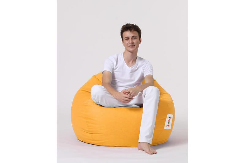 Ulkosäkkituolit Hunny säkkituoli ulkokäyttöön 115 cm Gul - Puutarhakalusteet - Puutarhatuoli - Säkkituoli ulos