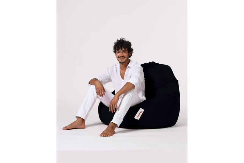 Ulkosäkkituolit Hunny säkkituoli ulkokäyttöön 115 cm Svart - Puutarhakalusteet - Puutarhatuoli - Säkkituoli ulos