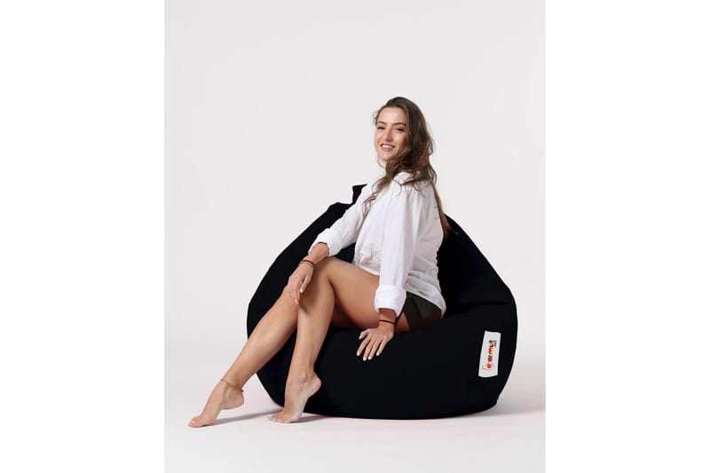 Ulkosäkkituolit Hunny säkkituoli ulkokäyttöön 115 cm Svart - Puutarhakalusteet - Puutarhatuoli - Säkkituoli ulos