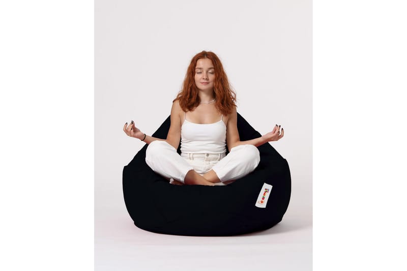 Ulkosäkkituolit Hunny säkkituoli ulkokäyttöön 115 cm Svart - Puutarhakalusteet - Puutarhatuoli - Säkkituoli ulos