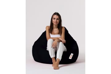 Ulkosäkkituolit Hunny säkkituoli ulkokäyttöön 115 cm Svart - Puutarhakalusteet - Puutarhatuoli - Säkkituoli ulos