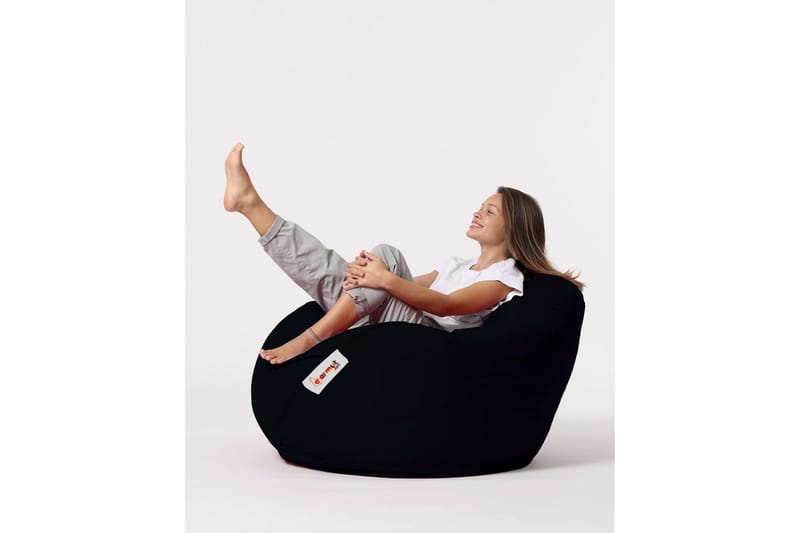 Ulkosäkkituolit Hunny säkkituoli ulkokäyttöön 115 cm Svart - Puutarhakalusteet - Puutarhatuoli - Säkkituoli ulos