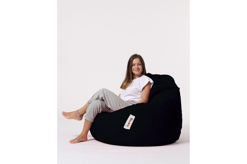 Ulkosäkkituolit Hunny säkkituoli ulkokäyttöön 115 cm Svart - Puutarhakalusteet - Puutarhatuoli - Säkkituoli ulos