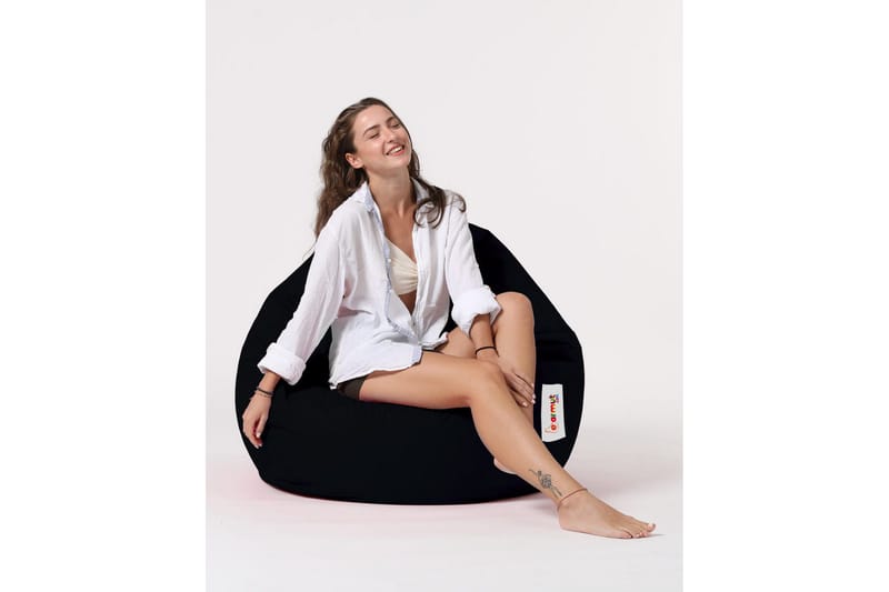 Ulkosäkkituolit Hunny säkkituoli ulkokäyttöön 115 cm Svart - Puutarhakalusteet - Puutarhatuoli - Säkkituoli ulos