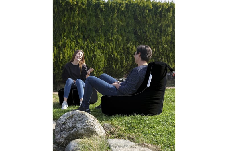 Ulkosäkkituolit Vikki säkkituoli ulkokäyttöön 70 cm Svart - Puutarhakalusteet - Puutarhatuoli - Säkkituoli ulos